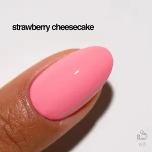DND 722 Strawberry Cheesecake Gel and Lacquer Duo nail care nail art
