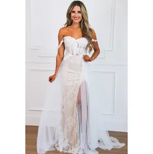 Whimsical Wishes Beaded Wedding Dress: Ivory/Champagne