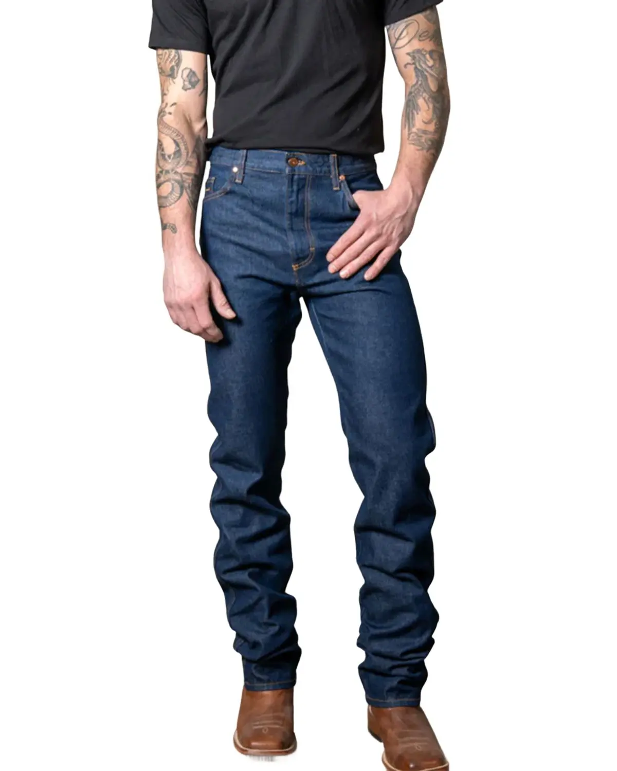 Kimes Ranch Men's Zach Top X Men'S Dark Wash Mid Rise Bootcut Rigid Denim - Mje0000017-Dkw