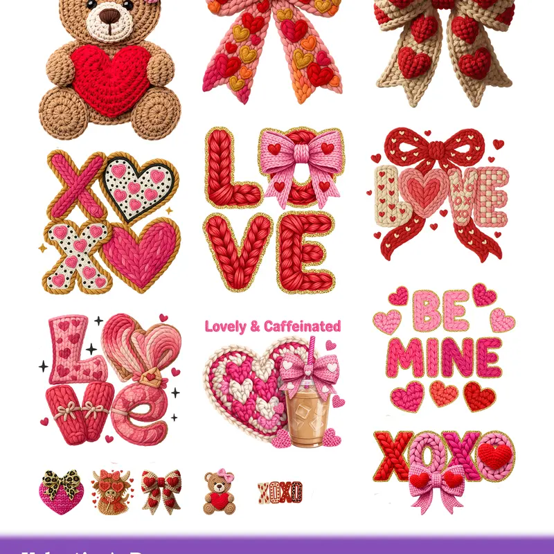 Valentine's Day DTF Gang Sheet