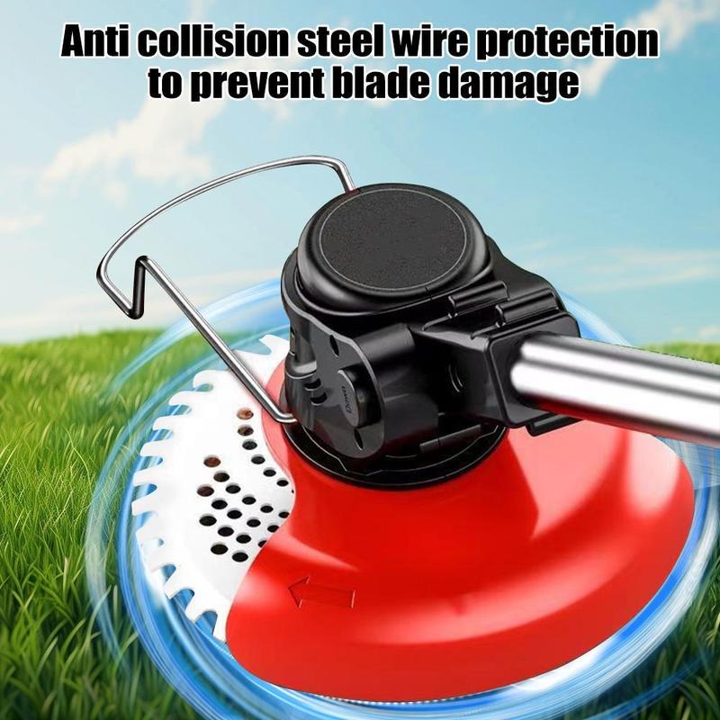 Cordless Electric Weed Eater 3-in-1, Lightweight Grass Trimmer with 2 Batteries, Stringless Lawn Edger & Brush Cutter for Yard and Garden,for Valentine’s Day Gift