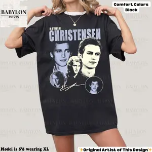 Vintage Hayden Christensen Shirt Retro Star Galaxy's Edge Wars Actor Homage Shirt Anakin Skywalker T Shirt Prequels WDW Sweatshirt Star Galaxy's Edge Wars Fan Gift 45747 1906