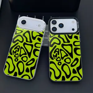 Lando Norris Helmet Pattern Shockproof Phone Case for iPhone X XR 7 8 X 11 12 13 14 15 16 17 Pro Max Plus Air Protecitved Cover with Magsafe Magnetic LN4