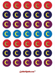 1" Moorish American Pin-Back Buttons – Multiple Designs & Custom Options