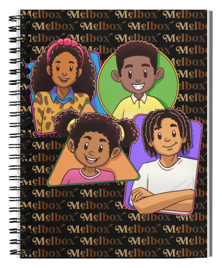 African American 1 Subject Notebook, 100 Sheets