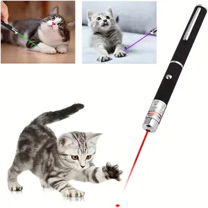 Interactive Laser Light Chase Toy For Cats & Dogs | Portable Presentation Pointer With Pet Training Function | Ideal For Office Presentations, Indoor Cat Exercise & Playtime - Requires 2 AAA Batteries (Not Included) birthday gift idea