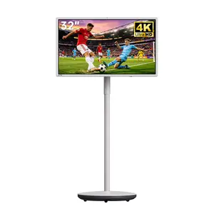 #SummerVibes, KTC MEGAPAD 31.5" 4K Touch Screen 3840*2160@60Hz With 800W Camera Portable Monitor, Google EDLA-Certified,Google TV,Android 14, 8G RAM+128G Storage Octa- core CPU, 2x8W Speakers, Built-in 8550mAh Battery, WiFi 6 Remote Mouse Contro, A32Q7S