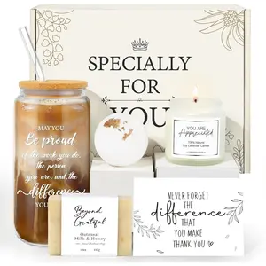 Thank You Gifts for Coworkers, Employee Appreciation Gifts Box for Coworkers Teacher Nurse Staff Difference Maker, Thank You  Set for Women, Farewell Gifts for Coworkers