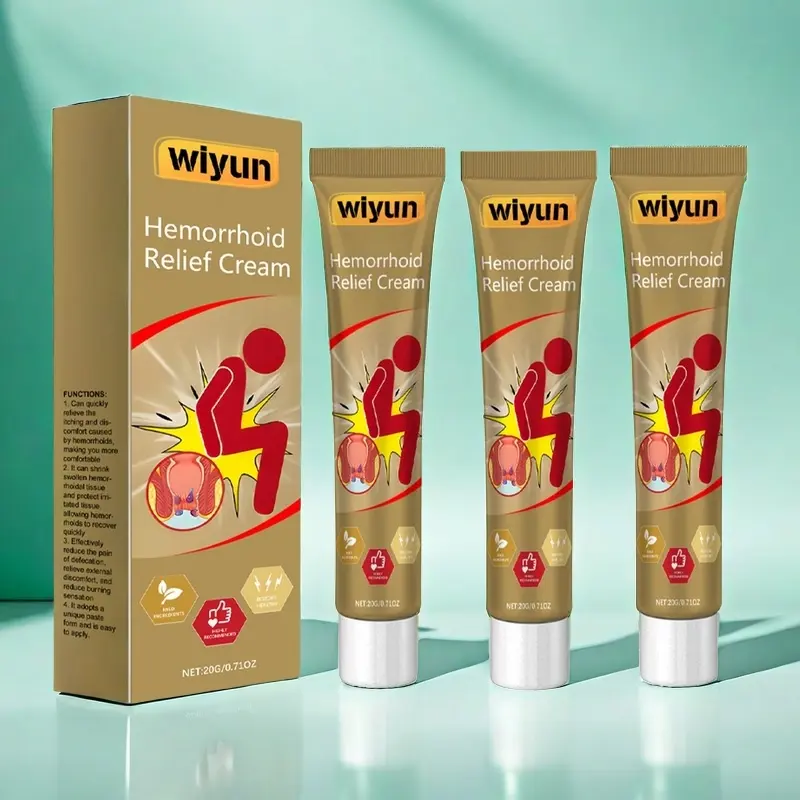 3pcs Body Care Cream for Men andWomen-Moisturizing Herbal Hemorrhoid Cream-20g-OriginalFormula with Natural Ingredients-Versatile Use Moisturizer Comfort Moisture Hydrating