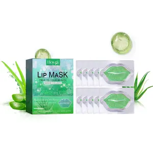 10pcs Aloe Vera Collagen Lip Mask, Intense Moisturizing Care, Soft and Fitting, Deeply Nourishing, Hydrating Lips, Single Item