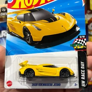 Yellow koenigsegg Jesko 1:64 scale Diecast car