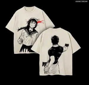 Riko Amanai Toji - JJK Anime Double Printed Vintage Washed Tee Unisex Oversize Anime Manga Washed Heavyweight Cotton T-shirt, Gift For Anime Fan, Anime Lover