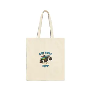 Egg Hunt MVP Tote | Boys Easter, Dinosaur Egg Monster Truck, Camo Easter Style