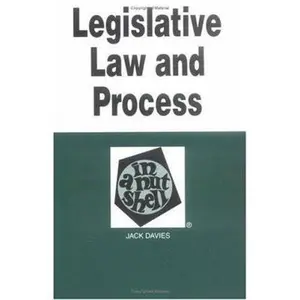 USED-Legislative Law and Process (Nutshell Series) by Jack Davies (Paperback)