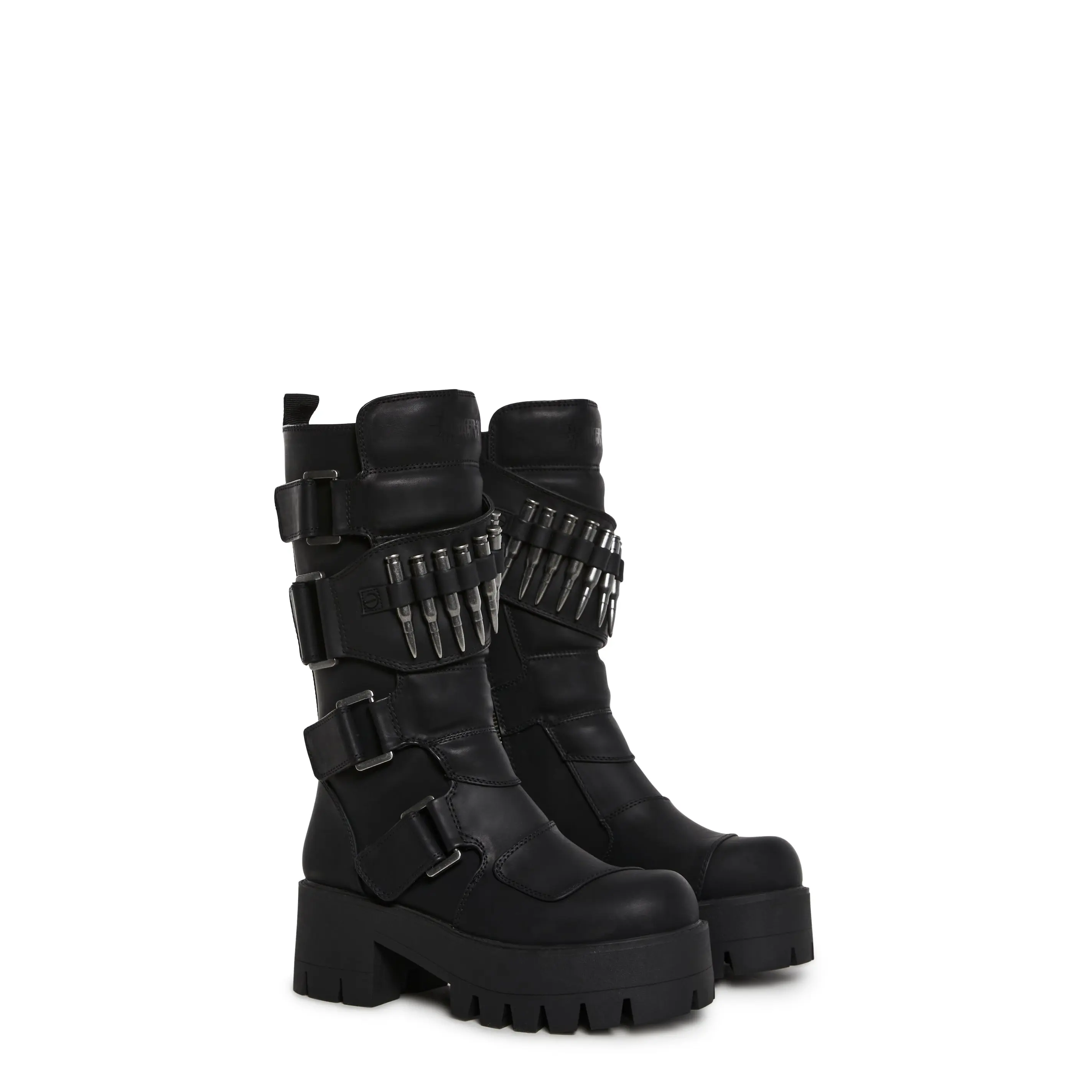 Warp Bullet Combat Boots - Black Warp Bullet Combat Boots - Black