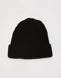 Mens Kim And Bae Rib Cuff Beanie