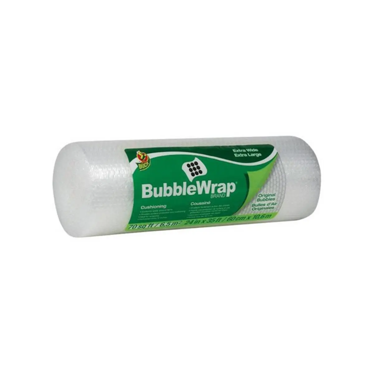 Duck Extra Wide Bubble Wrap (Model 1062218, 20 in. x 42 ft) - Cushioning for Office Stationery, Computer & Office Equipment Protection, Gift Wrapping Supplies