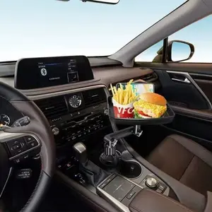 Car Headrest Tray for Food Drinks Phone, Keep Laps Clean, Prevent Spilled Fries, Perfect Car Snack Holder, Must-Have Auto Accessory, Car Interior Organizer