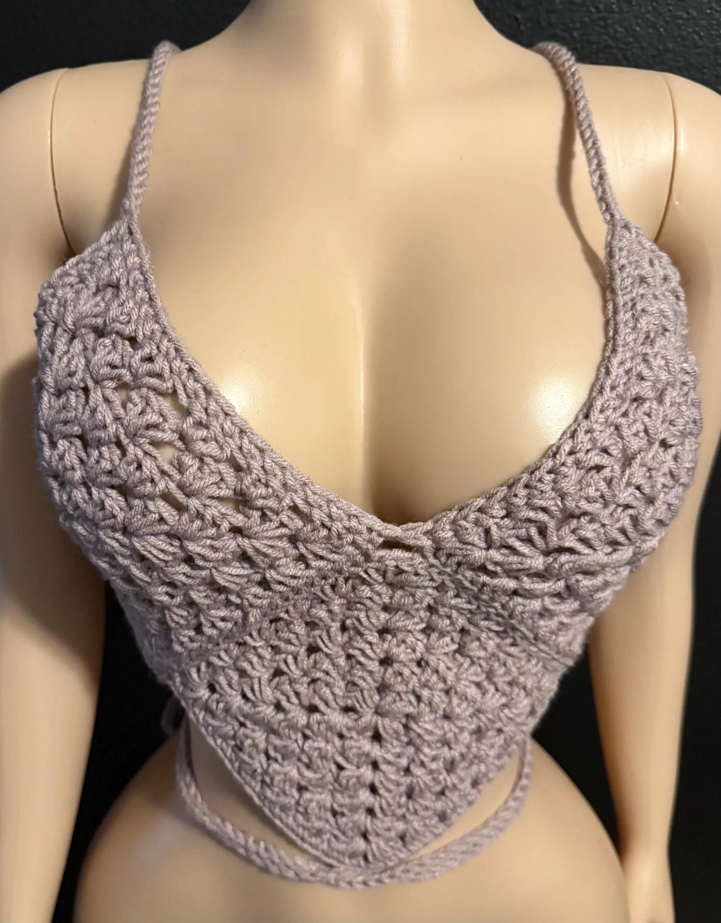 Crochet crop top