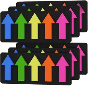 750 Pcs Large Arrow Sticky Page Markers Index Tabs Repositionable Writable Self Adhesive Tabs for Reading Books