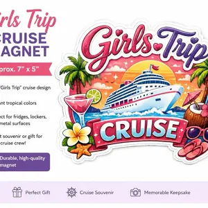Girl Trip cruise magnet