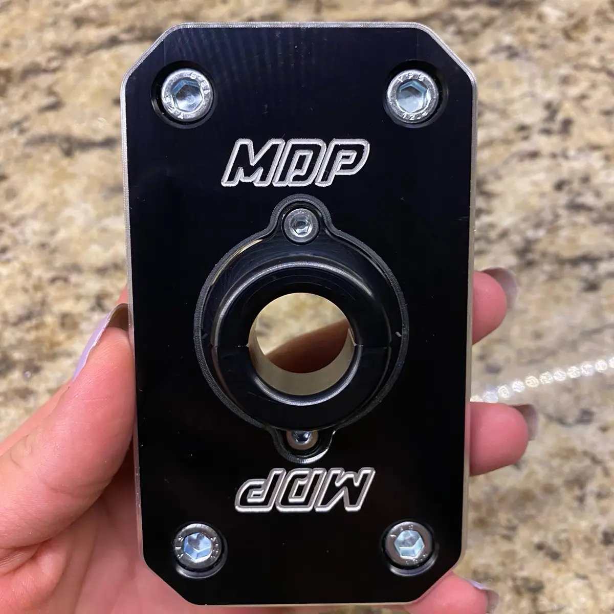 MDP BLACK Firewall Engine Harness Plate