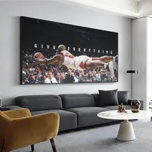 [UNFRAMED] Dennis Rodman Give Everything Quote, Professional Basketball Poster, Sports Motivation Wall Art
