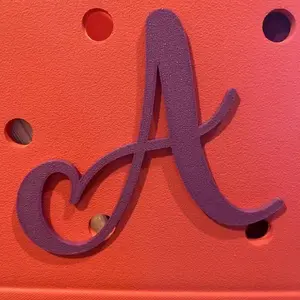 Bogg Custom Mini Letter Charms for Bogg Bags Personalized 3D Printed Monograms Unique Accessories Stylish Tags Durable Plastic Letters