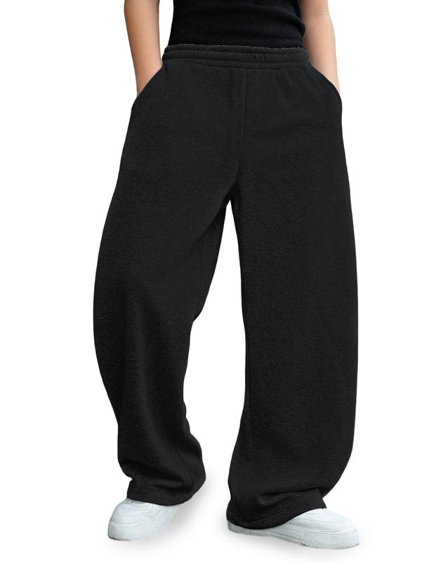 Teens Sweatpants Fleece Pants Versatile Comfortable Minimalist Commuter Everyday Outdoor Simple For Boys Girls Kids Size 8-16 Y KB2786