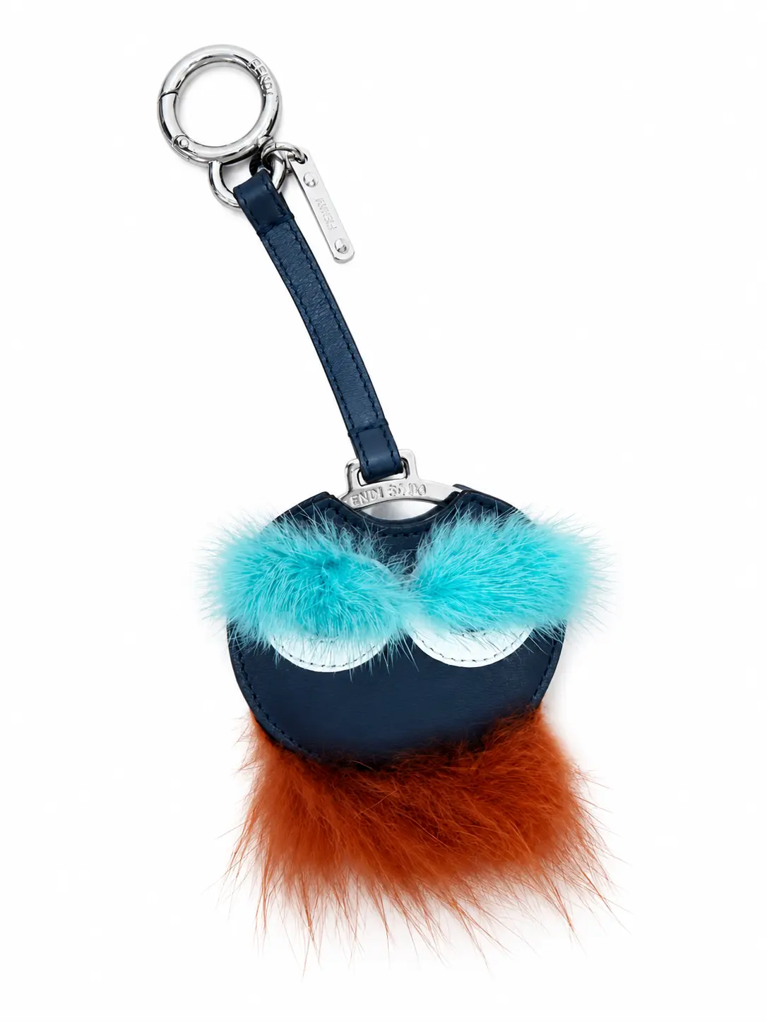 Pre-owned FENDI fur Bag Accessories Monster Charm 73845008