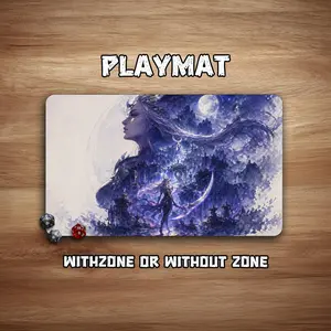 Riftbound Watercolour Diana Playmat LOL TCG Game Mat Anime Desk Mat Custom Playmat Mousepad DnD mtg Accessories Playmate
