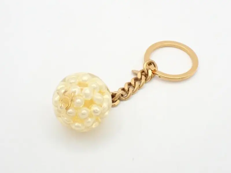 Pre-owned CHANEL Other Other Pearl Ball key ring charm 11508159347/316403