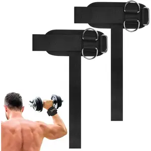 Weight Lifting Straps,Lifting Wrist Straps,Weight Straps,With D-Rings,Wrist Wraps for Weightlifting,for Men and Women for  Machines,Deadlifts,Snatches,Pull-Ups