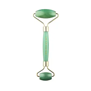 Jade Stone Facial Roller – Helps Reduce Puffiness, Ease Muscle Tension and Improve Skin Elasticity & Lymphatic Drainage, 1 Count