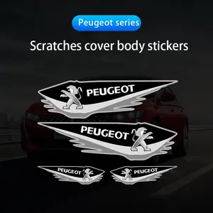 Peugeot Body Sticker Emblem Accessories for 5008 408 308 Landtrek 208 2008 3008 Rifter 508 301 108 608 4008 E-Expert E-Traveller