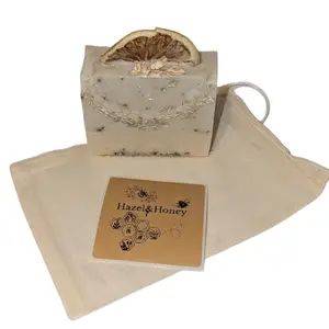 Frosted Lemon & Oats Goat Milk Soap