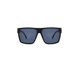 Le Specs Dark Magic Sunglasses in Black & Smoke Mono Polarized
