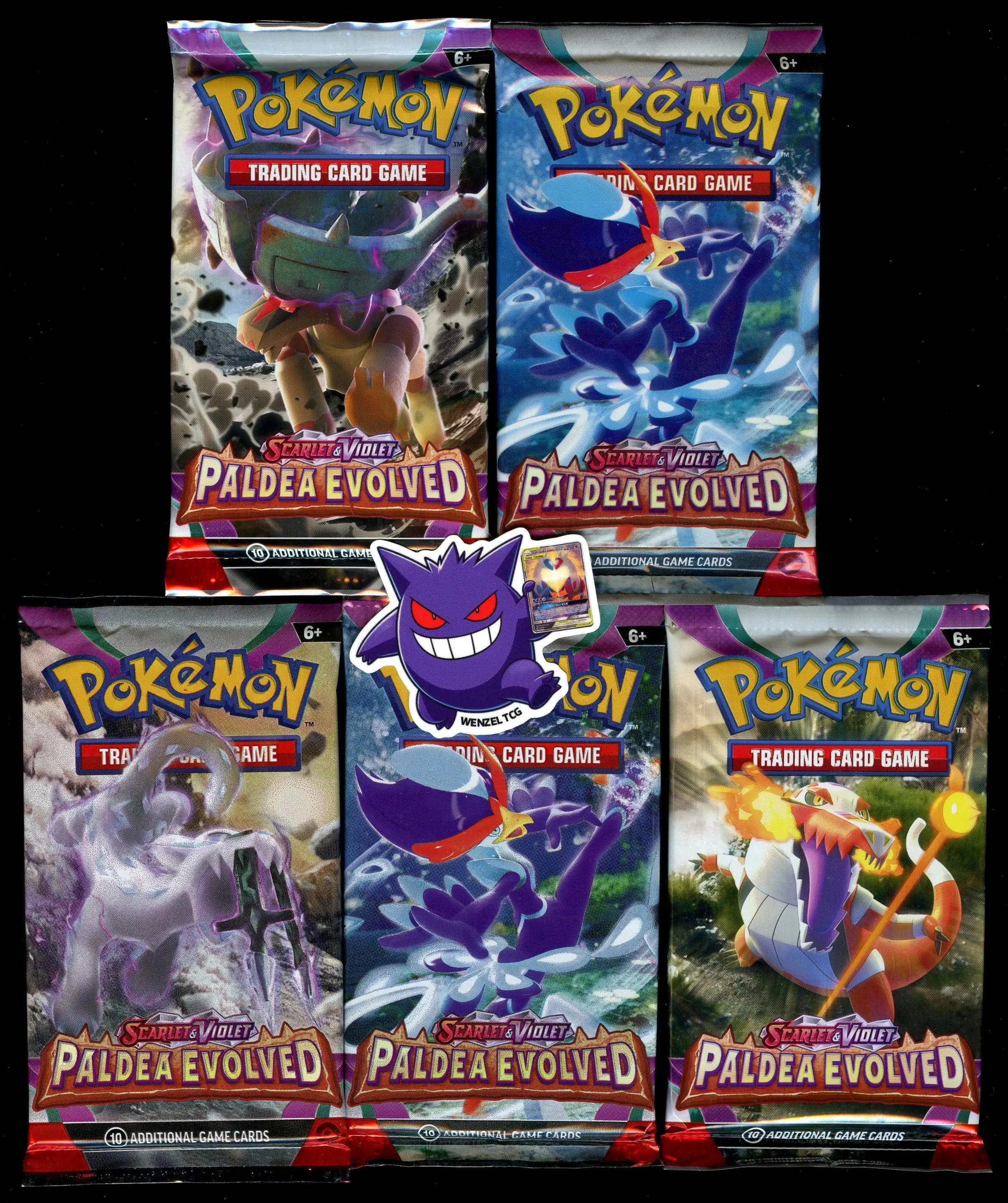 Paldea Evolved 5 Booster Packs
