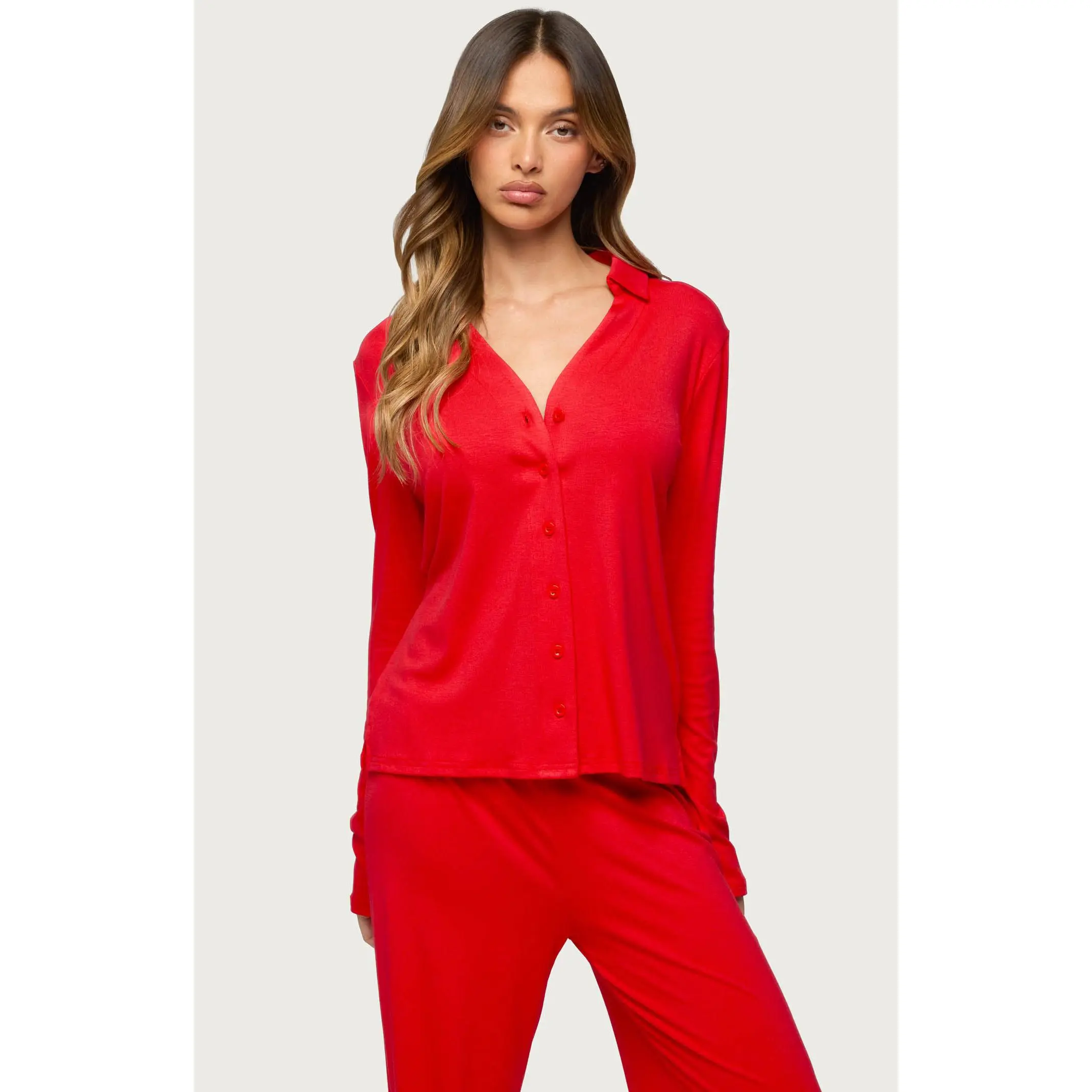 Edikted Women's Justina Button Up Top