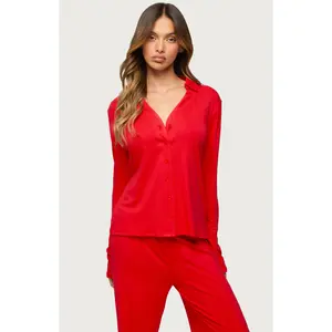 Edikted Women's Justina Button Up Top