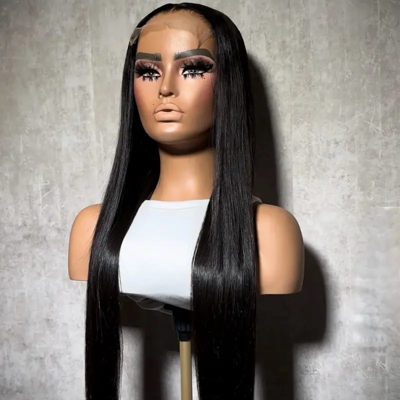 Cambodian Straight Wig - Long, Straight Hair, Natural Color, Suitable for Everyday Wear