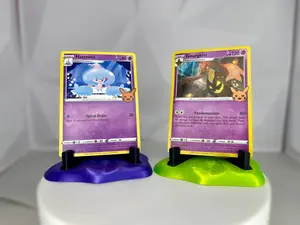 Trading Card Display Stand with Dripping Slime | Card display | Polaroid Holder | Small picture Holder