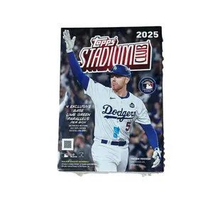2025 Topps Stadium Club Blaster Box- 1 Sepia 4 Like Green Parallels Sports Trading Cards