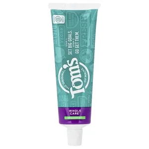 Tom's of Maine Whole Care®, Natural Anticavity Toothpaste with Fluoride, Spearmint, 4 oz (113 g)