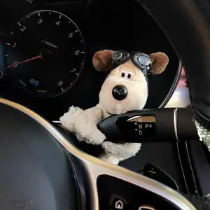 Car Column Shifter Decorations, In-car Turn Signal Wiper Decorative Plush Figures, Car Interior Accessories