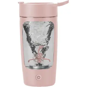 Electric Shaker Bottle, Blender Bottles For Protein Mixes, | Tritan | BPA Free| Portable Mixer Cup, Rechargeable Shake Cups And Meal Replacement Shakes, 22 oz(Pink)