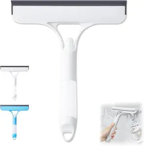 3 in 1 Window Cleaning Scraper with Built-in Spray Bottle Powerful Cleaner Squeegee and Scrubber for Windows Walls Car Windshields Bathrooms Kitchens All-Purpose Tool