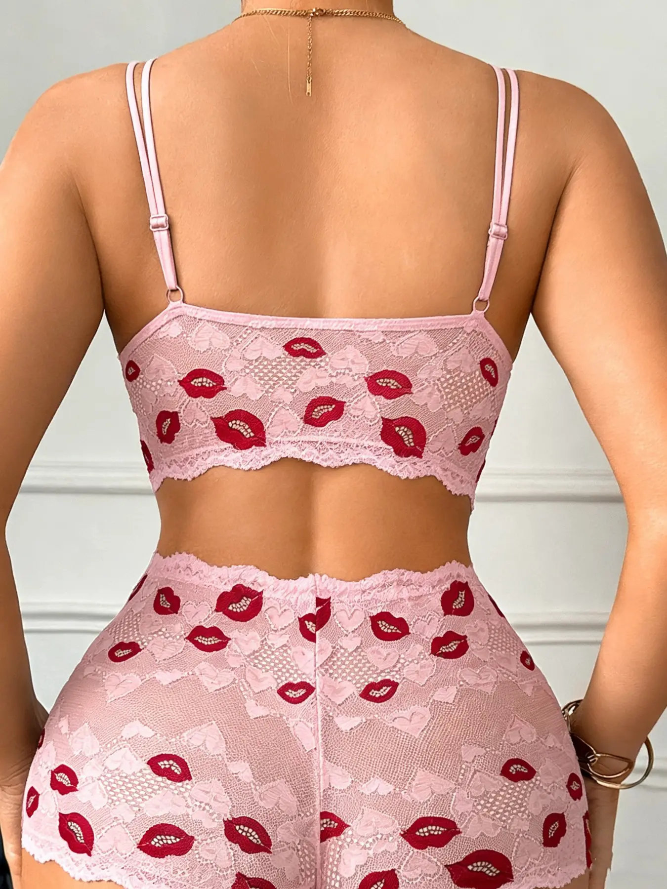 Valentine's Day SurpriseLip Print Lace Lingerie Set, Underwear Women, Sexy Push Up Bra with High Waist Panties, Ultimate Comfort Gift for Her Underwear Sets - TikTok Shop Valentine's Day SurpriseLip Print Lace Lingerie Set, Underwear Women, Sexy Push Up Bra with High Waist Panties, Ultimate Comfort Gift for Her Underwear Sets - TikTok Shop