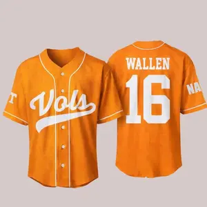 16 Baseball Jersey - Country Music Fan Merch 3D Print Unisex Shirts, Unique Gift Idea For Fan, All Over Print