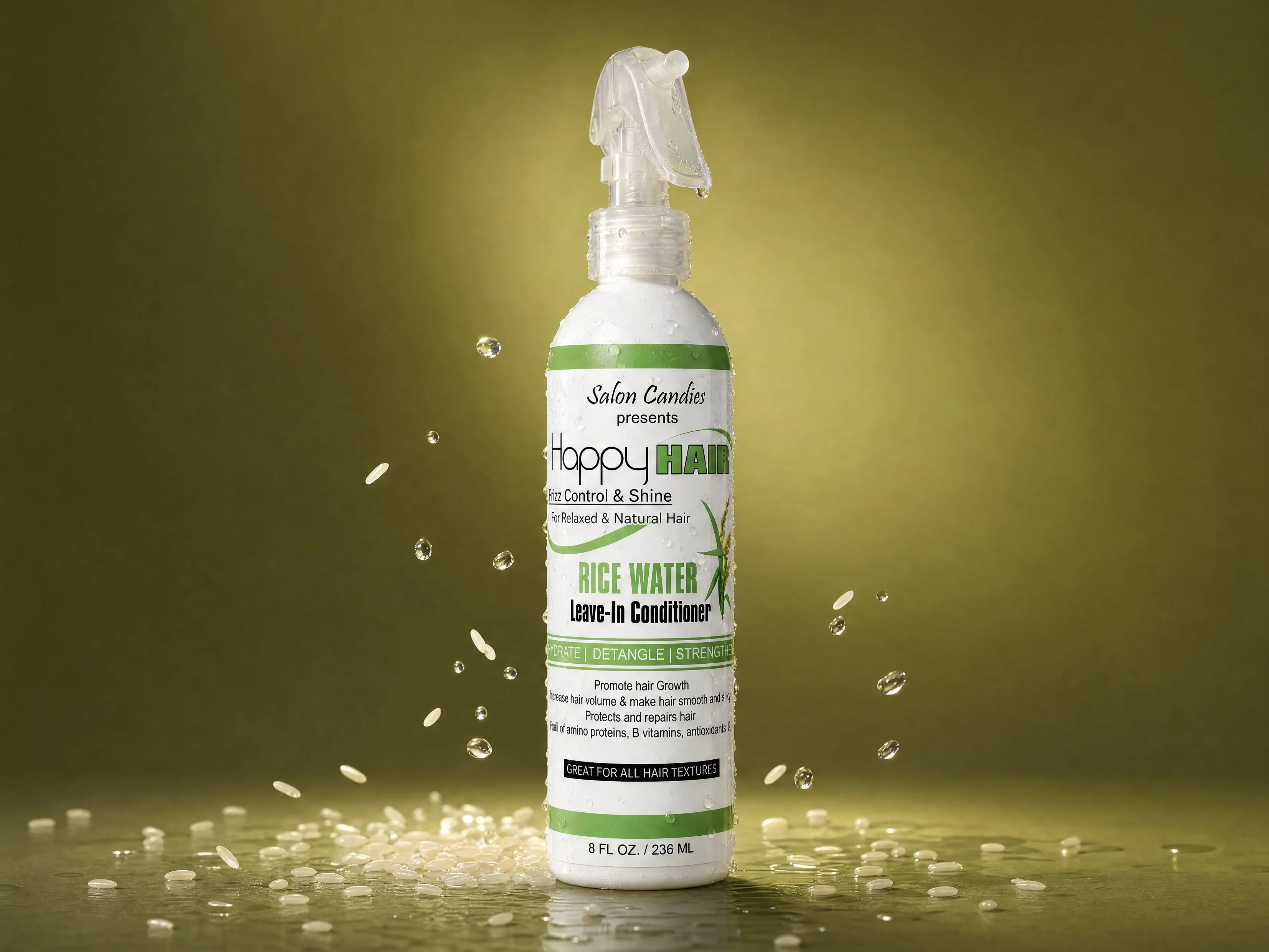 Happy Hair RICE WATER Leave-In Conditioner